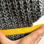 Say What? Vintage Y2K Gray Knit Vest Preppy Grunge Minimalist Academia Retro Large Photo 4