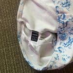 SheIn Blue and White Floral Print Corset Tube Top Women's Size M Fine China Photo 2