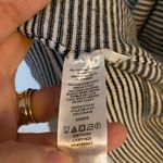 Loft Ann Taylor Black and White Striped Hooded Sweater Cardigan Jacket, Small Photo 5