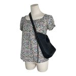 Uniqlo ‎ Liberty Floral Cotton Blouse XS Peasant Top Lightweight Layers Photo 1
