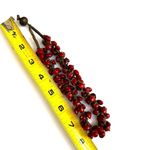 Red/orange seed beaded choker necklace Red Photo 4