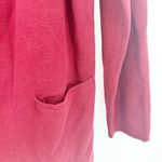 J.Crew NWT Mercantile Womens Collarless Sweater Blazer Cardigan Size L Burgundy Photo 4