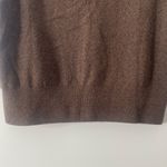 Faherty  Jackson Brown Sweater Vest Organic‎ Cotton Womens Large Mocha Academia Photo 6