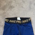 Nike  Pro Blue Leggings SIZE S Photo 1
