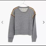 Madewell Miles by  Embroidered-Trim Crop Sweatshirt C23‎ Photo 3