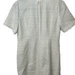 Loft Tweed White with Black Trim and Buttons Zip Back Size 8 Classic Preppy Photo 1