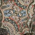 Westport V Neck Stretch Tunic Sharkbite Top Multicolor Paisley Plus Size 2X Photo 4