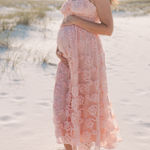 These Three Boutique Light pink flower dress Photo 1