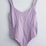 Free People  Lavender Thong Bodysuit Photo 0