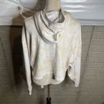 Fabletics Tan Tie Dye Long Sleeve Hood Cropped Sweatshirt Size Medium Photo 1