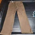 Chico's NWT  Womens Chocolate Brown Tonal Stripe Korinne MT Pants 3 XL 16 New‎ Photo 1
