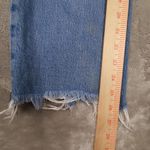 We The Free  People Mid Rise Button Fly Jeans Distressed Light Wash‎ Size 24 Photo 5