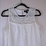 A pea in the pod NWT  WHITE SLEEVELESS TOP W/ TIE Photo 0