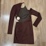 Camila Coelho NEW  Maya Mini Dress in Chocolate Brown Photo 2