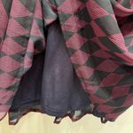 Modcloth Navy & Pink Diamond Semi Sheer Chiffon Overlay Sleeveless Dress Fervour Photo 10