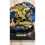 Nine West  Blue Bright Surf/Sunflower Abstract Halter Stretch Maxi Dress Sz14-$98 Photo 10