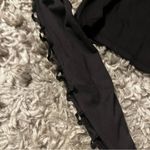 Alo Yoga ALO Black High Line Long Sleeve Lace Crop Top size small Photo 2