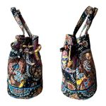 Vera Bradley  Quilted "Kensington" Sherry Handbag Tote‎ Brown Paisley Earth Tones Photo 1