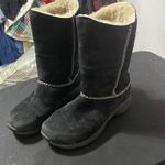 Merrell  ENCORE STITCH HIGH BLACK BOOT WO SIZE 7 SUEDE FAUX FUR LINED EUC CLEAN Photo 5