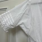 Anthropologie  Alphamoment Cotton Dress Embroidered Lace Swim Coverup Sz 36 Whit Photo 7