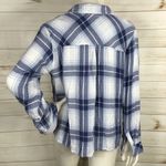 Rails  Pacific Sky White Plaid Pajama Top Photo 4