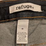 Refuge + Plus 18 Jeans Ripped Skinny Frayed Hems Stretch Dark Faded Wash Denim Photo 1
