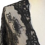 Woven Heart Womens Whimsigoth Black Lace Kimono Cardigan Size L Witchy Boho Photo 2
