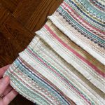 Vilagallo EUC Multicolored tweed shift dress Summer tweed textured V back Size 4 Photo 6