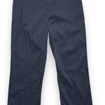 Eileen Fisher Pants Size 14 Dark Gray Linen Blend Straight Leg Pant Photo 0