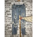American Eagle | women distressed mom jean light wash Photo 5