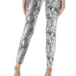 Pistola Revolve Snake Skin Print Raw Hem Jeans size 25 Photo 0