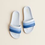 Seychelles  Blue Ombre Leather Slide Sandals Womens Size 7 Resort Summer Comfort Photo 12