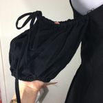 J.O.A. NWT Black puff sleeve button dress Photo 5