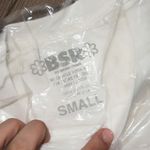 Samii Ryan NIP BSR x White Sensitive Crop Top T-Shirt Size Small Photo 2