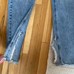 ZARA  high waisted split leg denim Jean Photo 1
