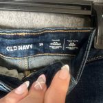 Old Navy Women Size 24 High Rise Straight Blue medium wash denim shorts Photo 4