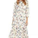 Saltwater Luxe NWT Salt Water Luxe Lottie Maxi Dress Cream Floral Ruffled Tiered Boho Size S Photo 0