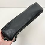 StorkSak London Leather Diaper Bag Unisex Black Photo 5