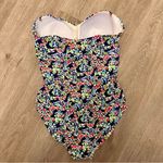 Anne cole  Twist Front Bandeau One Piece Swim A2 Photo 2