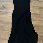 Grace Karin  Black High Low Dress with Ruffles Photo 0