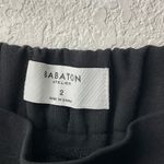 Babaton  Atelier Elastic Waist Crepe
Cropped Tapered Pant Black Size 2 Photo 4