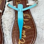 Sam Edelman Gigi Blue Off White Ombre Flat Sandals, 9.5 Photo 4