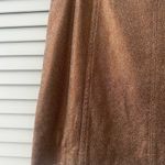 Free People  Suede Gold Fleck Mini Skirt Photo 3