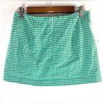 Urban Outfitters M Gingham Check Pocketed Mini Skirt in Kelly Green Photo 1