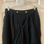 Who What Wear NWT  Black Wide Leg Crop Pants size 10 Photo 5
