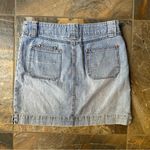 Old Navy Vintage Denim Skirt Women's Size 8 Blue Mini Skirt Photo 3