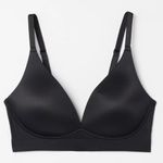 Soma Enbliss luxe plunge Women's Black Cross-Back Bralette Size LARGE Photo 3