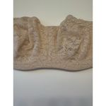 Torrid Strapless Unlined Bra Underwire Boned Floral Lace Size 38C Rose Dust NEW Photo 2