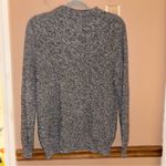 Norm Thompson vintage linen Sweater Pullover Collared Marled black size large Photo 1