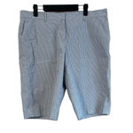 Lafayette 148 WOMENS STRIPED BERMUDA SHORTS Photo 2